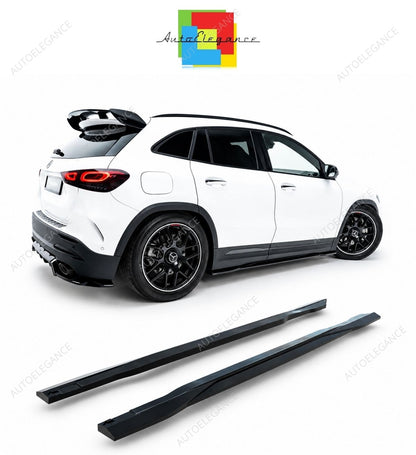 💕 Minigonne Laterali Diffusori Adatte per Mercedes GLA 35 H247 Facelift 💕