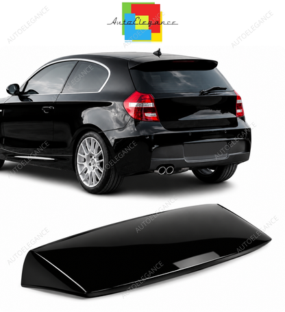 💕 Spoiler Tetto Aerodynamic Adatto per BMW E81 E87 04-11 Nero Lucido 💕