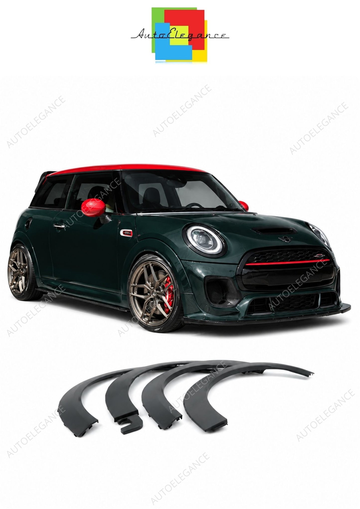 💕 Parafanghini Adatti per Mini F56 F57 14-20 Look New JCW 💕