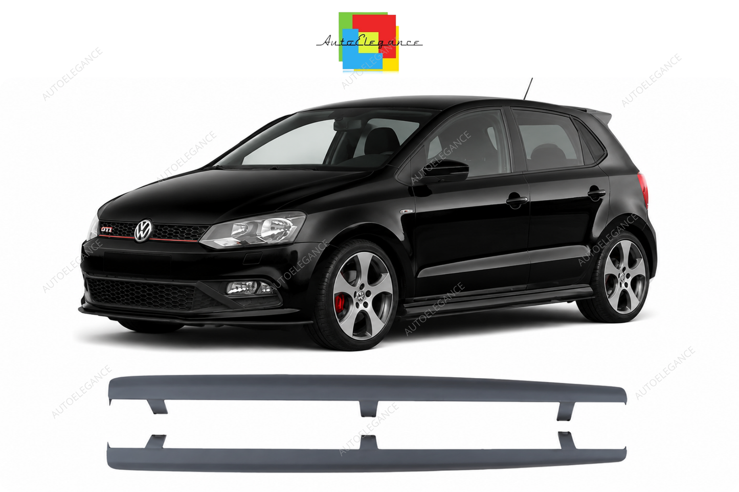 💕ESTENSIONI MINIGONNE VOLKSWAGEN VW POLO 6R 10-16 LOOK GTI💕