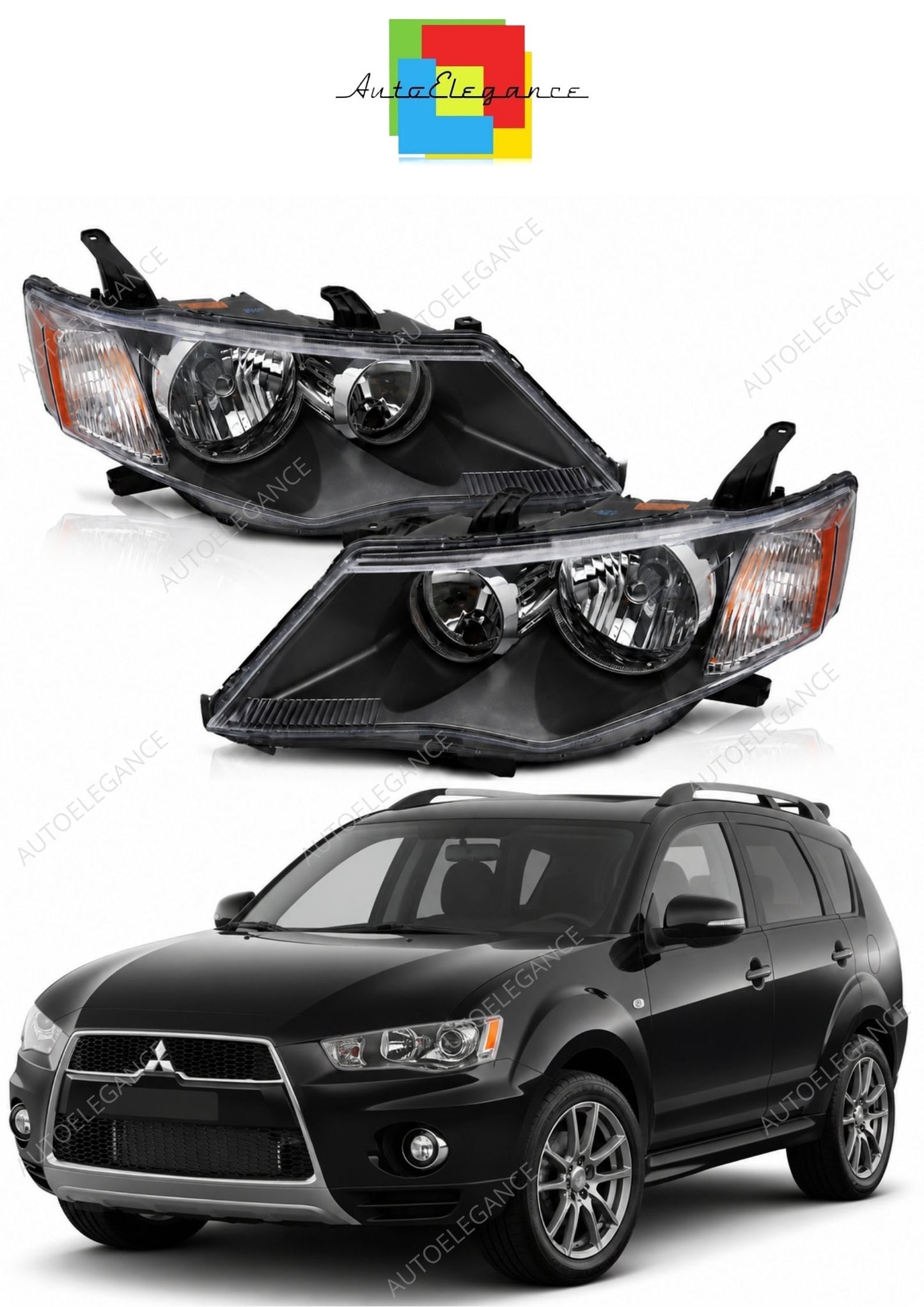 💕 Fari Xenon Adatto per Mitsubishi Outlander 06-10 Original Look D2R 💕