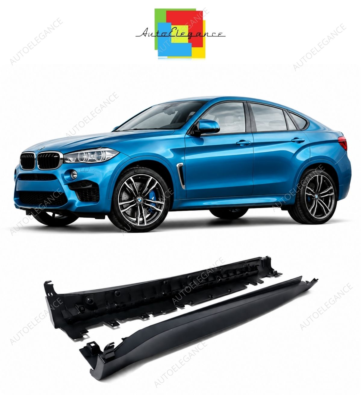 💕MINIGONNE LATERALI BMW X6 F16 LOOK X6M💕