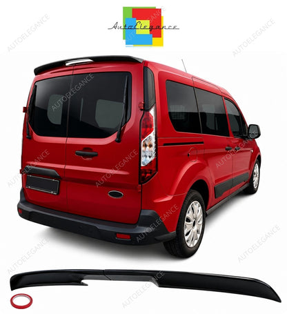 💕 Spoiler Tetto Adatto per Ford Transit Connect 13-23 Nero ABS 💕