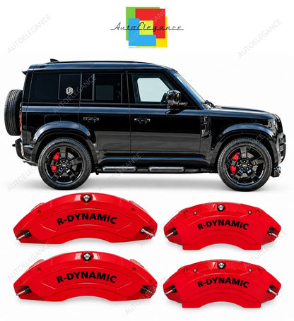💕COPRI PINZE FRENO IN ALLUMINIO ROSO PER LAND ROVER DEFENDER 2020-2026💕