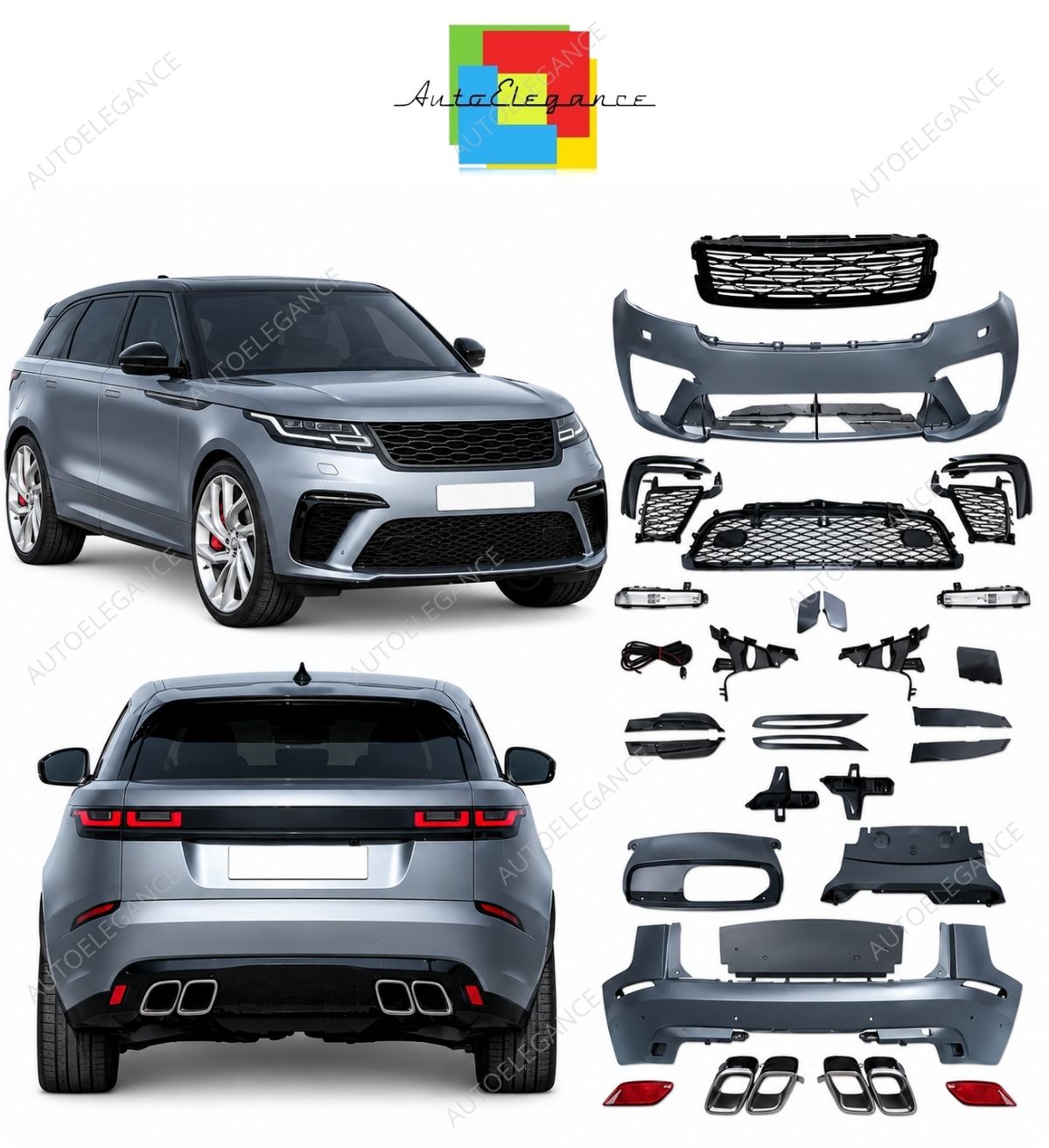 💕 Kit Allestimento Adatto per Land Rover Velar SVR Completo 💕