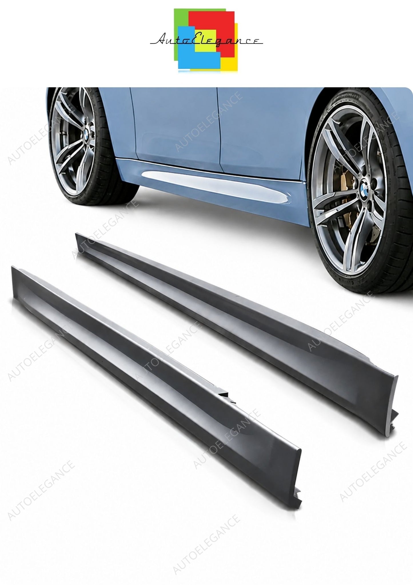 💕 Sotto Minigonne Adatte per BMW F30 F31 Look M3 Sport 💕