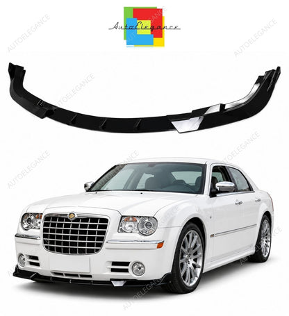 💕 Splitter Anteriore Adatto per Chrysler 300C MK1 05-10 Nero Lucido 💕