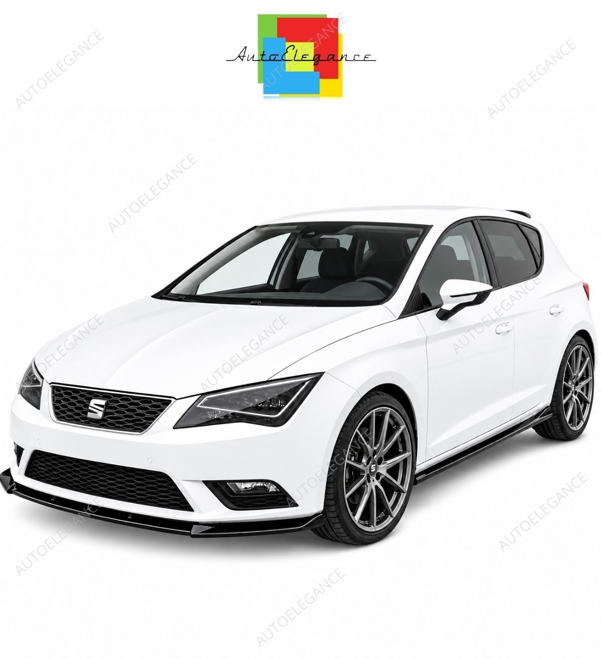 💕 Minigonne Laterali Adatte per Seat Leon MK4 20+ Piano Black 💕