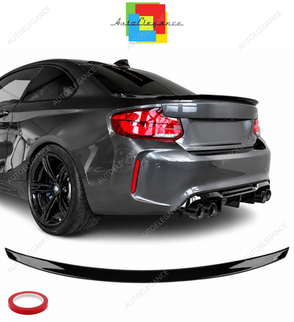 💕 Spoiler Posteriore Adatto per BMW F22 F23 F87 14-20 Nero Lucido 💕