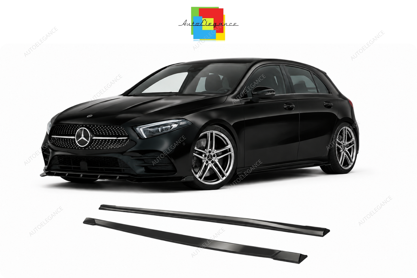 💕ESTENSIONI MINIGONNE MERCEDES CLASSE A W177 18-22 LOOK AMG💕