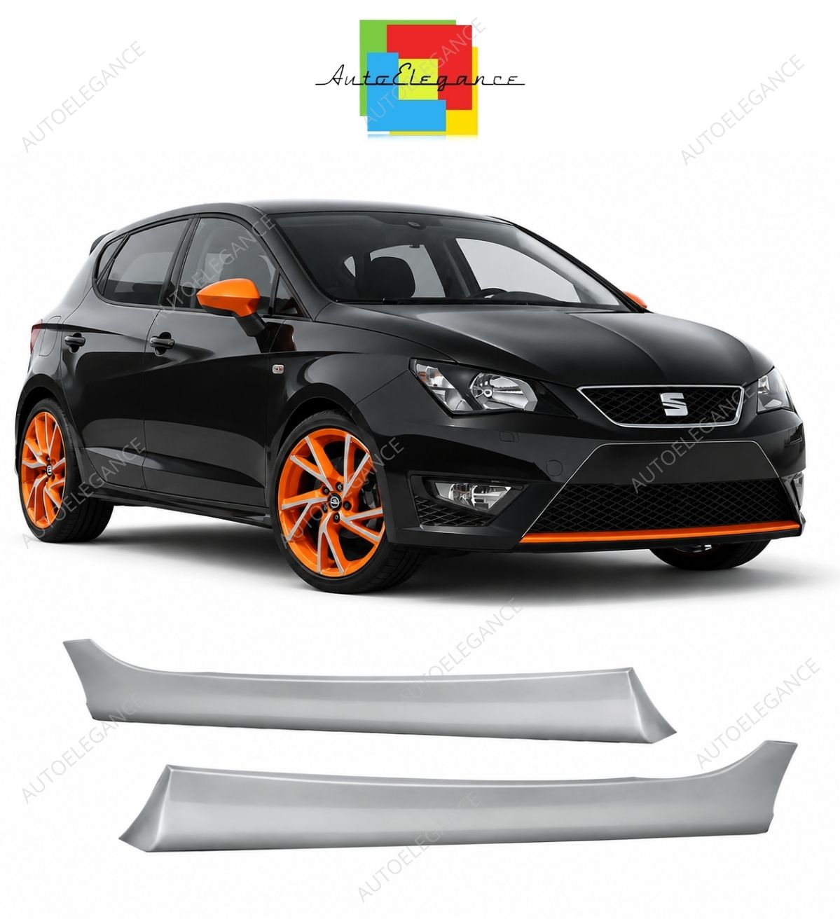 💕MINIGONNE LATERALI SEAT IBIZA 6J 08-15 5 PORTE💕