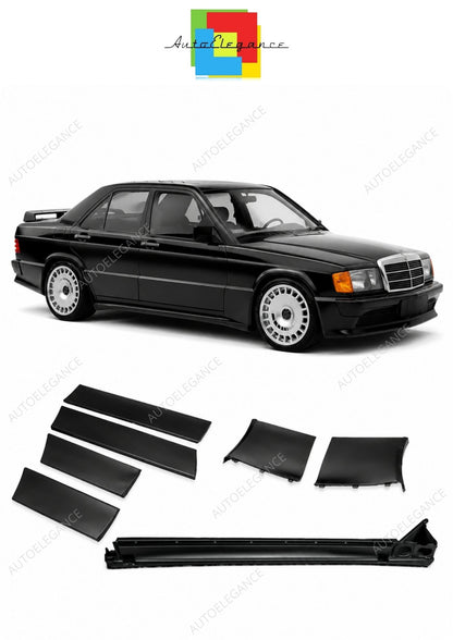 💕MINIGONNE + MODANATURE LATERALI MERCEDES 190 W201 83-93 LOOK EVO 1 AMG💕