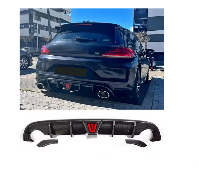 💕ART.8250   DIFFUSORI VW Scirocco R 2015 2016 2017  CARBONIO💕