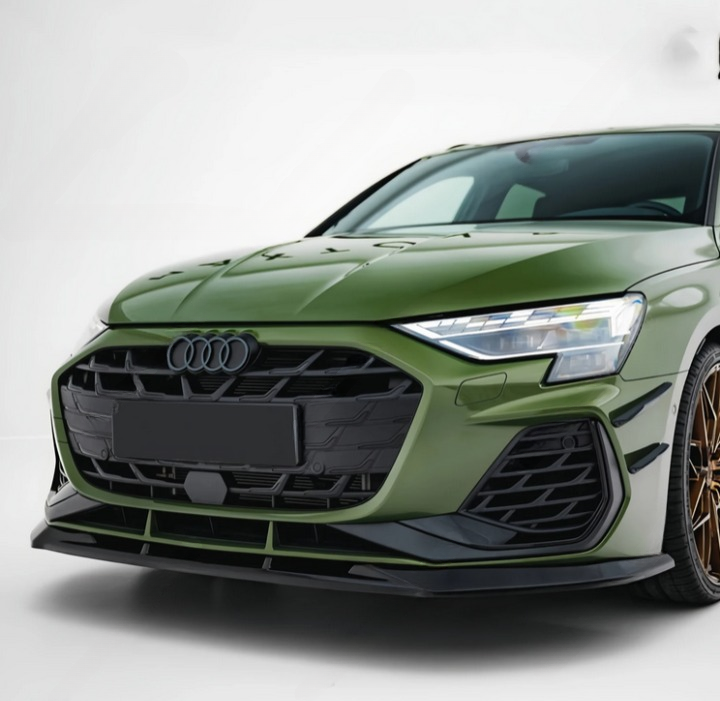 💕ART.8400 SPLITTER  Audi S3 A3 8Y S-line 2025+ NERO LUCIDO💕