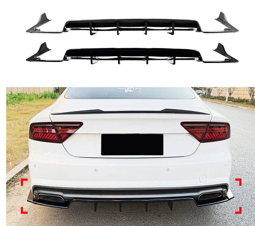 ART.7652  SPLITTER POSTERIORI Audi A7 C7  2015-2017