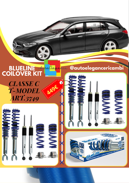 🎀Art.3749 Kit assetto a ghiera BlueLine adatto per Mercedes Classe C T-Model 🎀