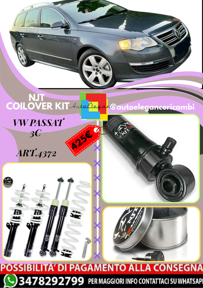 🎀Art.4372 Kit assetto sportivo NJT eXtrem adatto per VW Passat Limousine 3C🎀