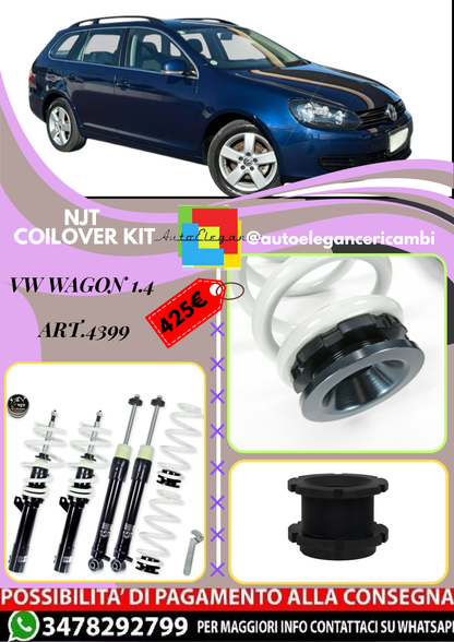 🎀Art.4399 Kit assetto sportivo NJT eXtrem adatto per VW Wagon 1.4🎀