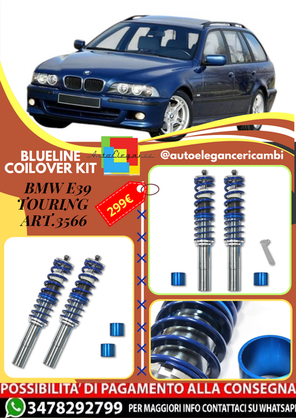 🎀Art.3566 Kit coilover sportivo BlueLine adatto per BMW E39 Touring 🎀