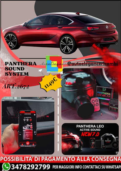 🎀ART.2672 PANTHERA SOUND SYSTEM ADATTO PER Holden Commodoro (2018)🎀