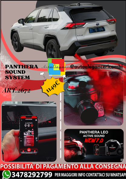 🎀ART.2672 PANTHERA SOUND SYSTEM ADATTO PER Toyota RAV4 Hybrid [EU] (2019)🎀