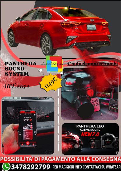 🎀ART.2672 PANTHERA SOUND SYSTEM ADATTO PER  Kia Forte (2019)🎀