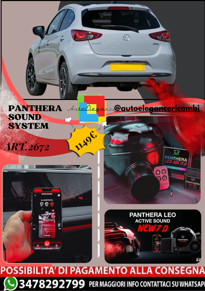 🎀ART.2672 PANTHERA SOUND SYSTEM ADATTO PER Mazda 2 [UK] (2023)🎀