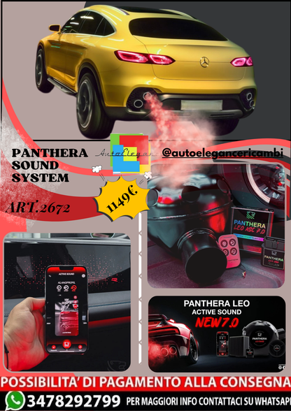 🎀ART.2672 PANTHERA SOUND SYSTEM ADATTO PER Mercedes-Benz GLC Coupe Concept 🎀