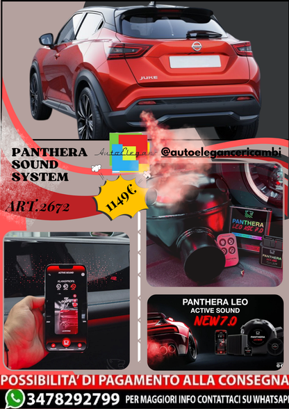 🎀ART.2672 PANTHERA SOUND SYSTEM ADATTO PER Nissan Juke (2020)🎀