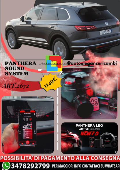 🎀ART.2672 PANTHERA SOUND SYSTEM ADATTO PER Volkswagen Touareg V8 TDI (2019)🎀
