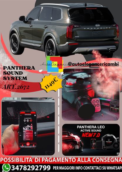 🎀ART.2672 PANTHERA SOUND SYSTEM ADATTO PER Kia Telluride (2020)🎀