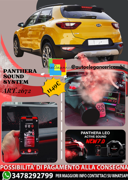 🎀ART.2672 PANTHERA SOUND SYSTEM ADATTO PER Kia Stonic (2018)🎀