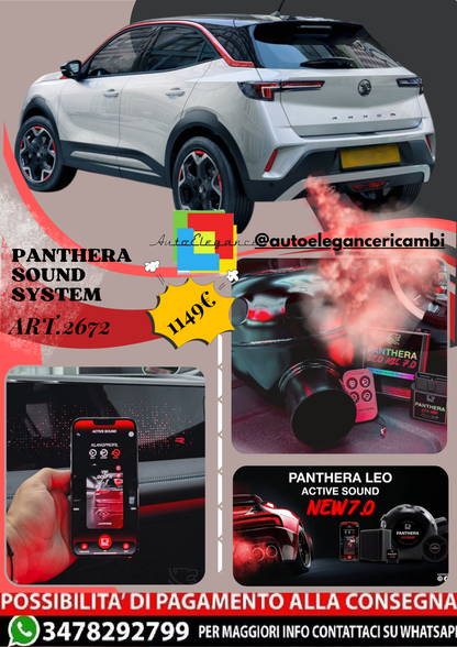 🎀ART.2672 PANTHERA SOUND SYSTEM ADATTO PER Vauxhall Mokka (2021)🎀
