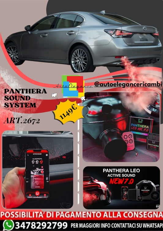 🎀ART.2672 PANTHERA SOUND SYSTEM ADATTO PER Lexus GS 200t (2016)🎀