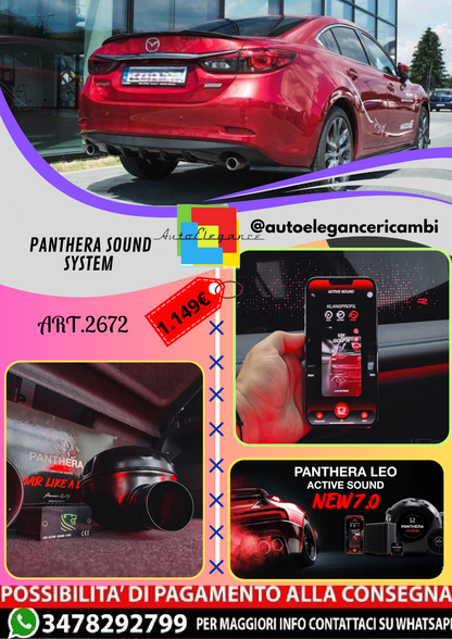 🔥ART.2672 PANTHERA SOUND SYSTEM ADATTO PER MAZDA 6 GJ (Mk3) FACELIFT🔥