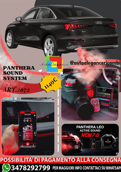 🎀ART.2672 PANTHERA SOUND SYSTEM ADATTO PER Audi A3  (2022) 🎀
