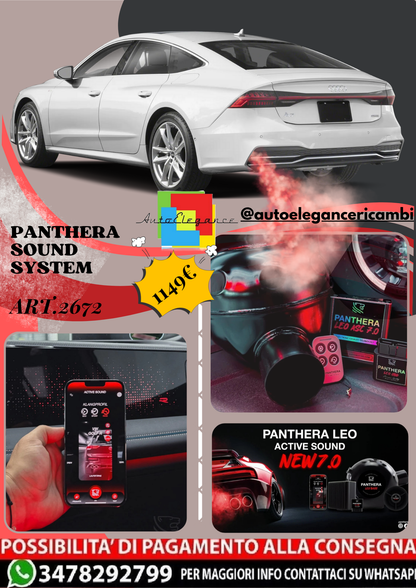 🎀ART.2672 PANTHERA SOUND SYSTEM ADATTO PER Audi A7 E  (2021) 🎀