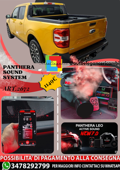 🎀ART.2672 PANTHERA SOUND SYSTEM ADATTO PER 2022 Ford Maverick Lariat🎀