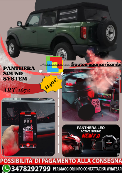 🎀ART.2672 PANTHERA SOUND SYSTEM ADATTO PER 2022 Ford Bronco🎀 (Copia)