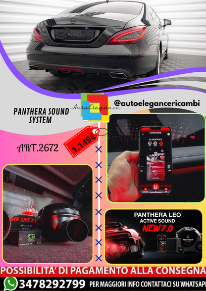 🔥ART.2672 PANTHERA SOUND SYSTEM ADATTO PER MERCEDES-BENZ CLS C218🔥
