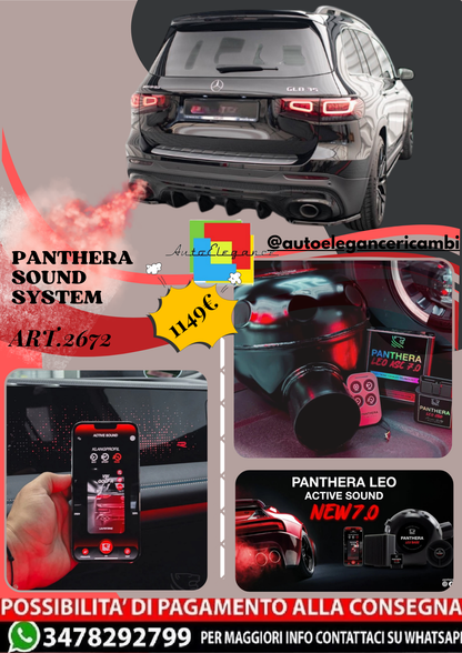 🔥ART.2672 PANTHERA SOUND SYSTEM ADATTO PER MERCEDES-AMG GLB 35/ AMG-Line X247🔥
