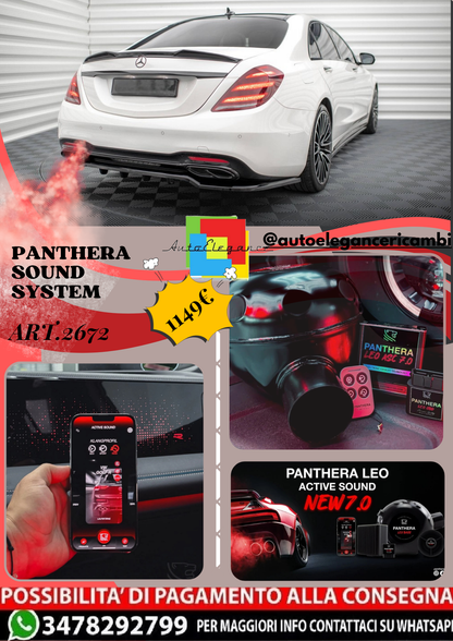 ⭐ART.2672 PANTHERA SOUND SYSTEM ADATTO PER MERCEDES-BENZ S AMG-LINE W222⭐