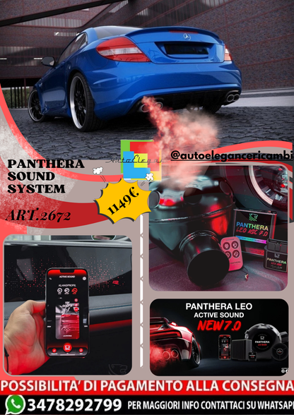 ⭐ART.2672 PANTHERA SOUND SYSTEM ADATTO PER MERCEDES SLK R171 (SLK R172 AMG)⭐