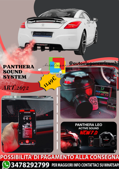 ⭐ART.2672 PANTHERA SOUND SYSTEM ADATTO PER PEUGEOT RCZ Mk1⭐