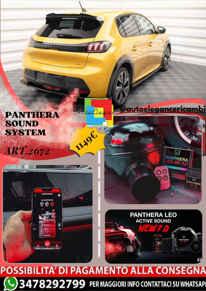 ⭐ART.2672 PANTHERA SOUND SYSTEM ADATTO PER PEUGEOT 208 GT Mk2⭐