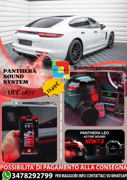 ⭐ART.2672 PANTHERA SOUND SYSTEM ADATTO PER PORSCHE CAYENNE PANAMERA GTS 971⭐