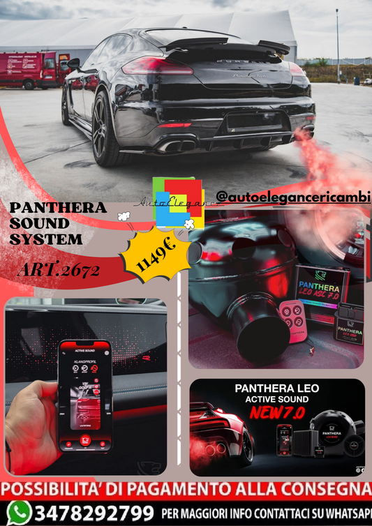⭐ART.2672 PANTHERA SOUND SYSTEM ADATTO PER PORSCHE CAYENNE PANAMERA TURBO 970 ⭐