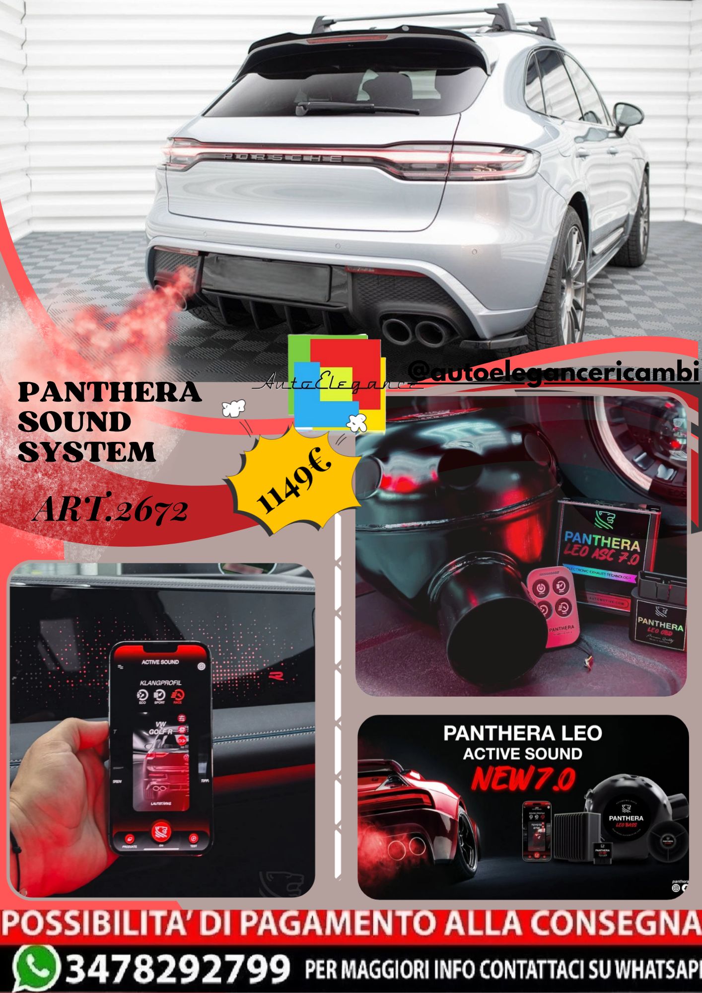 ⭐ART.2672 PANTHERA SOUND SYSTEM ADATTO PER RENAULT AUSTRAL Mk1⭐