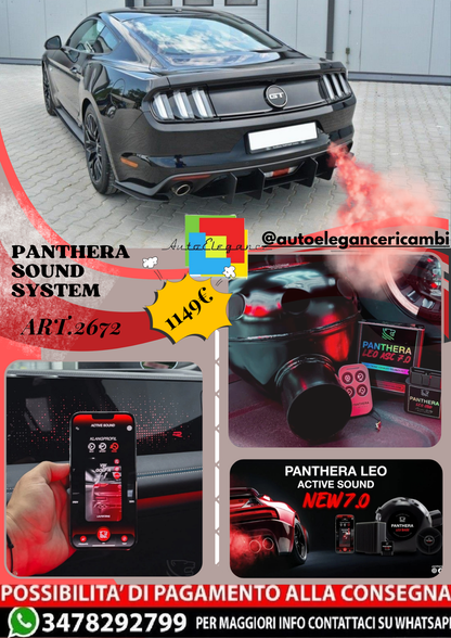 ⭐ART.2672 PANTHERA SOUND SYSTEM ADATTO PER  FORD MUSTANG GT Mk6⭐