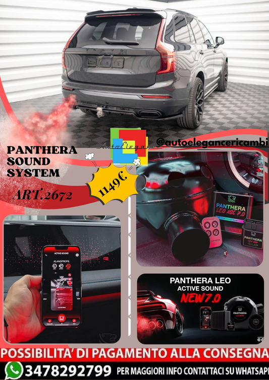 ⭐ART.2672 PANTHERA SOUND SYSTEM ADATTO PER VOLVO XC90 R-DESIGN Mk2 FACELIFT⭐